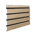 Vilo Fronto Outdoor Slat Panel – Oak V Black