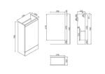 Waterguard Cloakroom Floor Mounted - Image 2