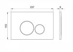 Round Dual Flush Button - Image 6